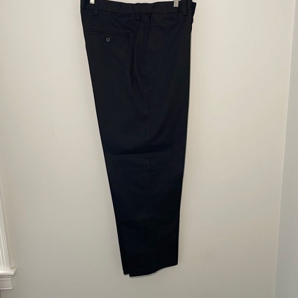 Puritan Mens Dress Pants Work Comfort Stretch Waist Chino Size 40x 32 Black New